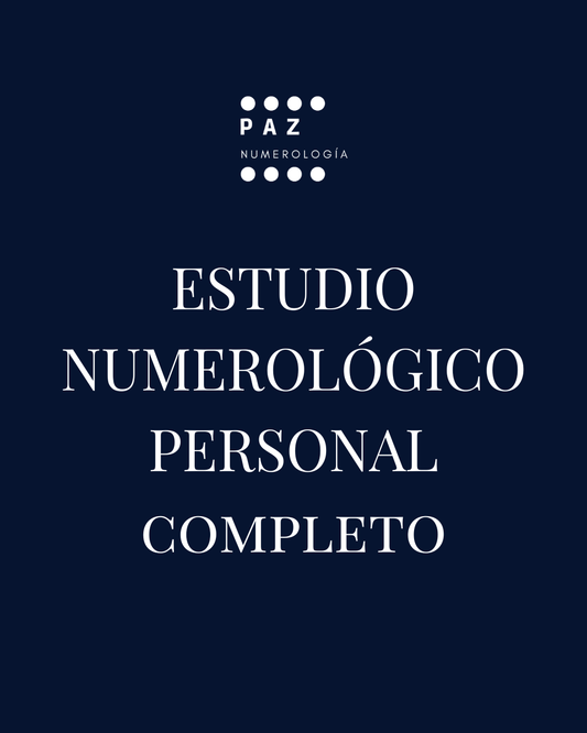 Estudio Numerológico Personal Completo